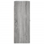 vidaXL Armoire murale sonoma gris 69 5x34x90 cm bois d'ingénierie