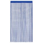 vidaXL Rideau en fils 2 Pièces 100 x 250 cm Bleu