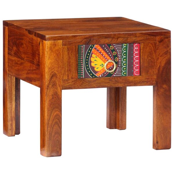 vidaXL Table de chevet 40x40x36 cm bois d'acacia massif