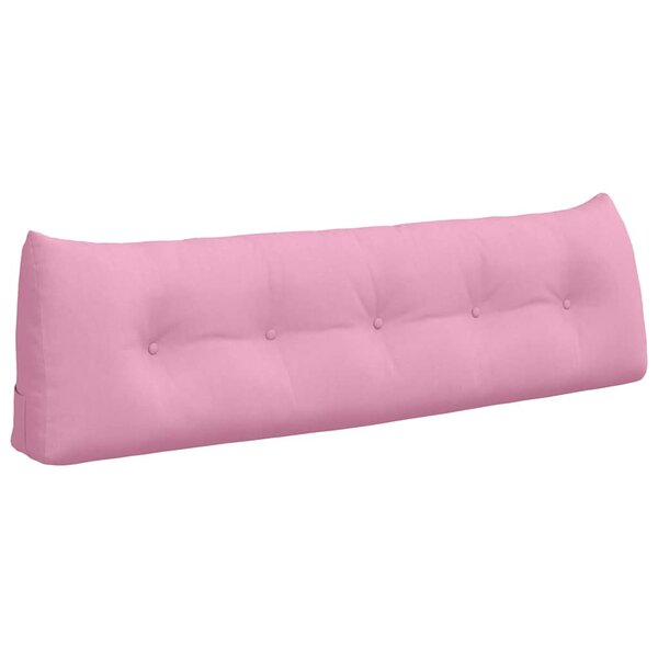 vidaXL Coussin de Dos Rose 160 x 24 x 50 cm tissu