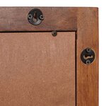 vidaXL Miroir de salle de bain Finition Acacia Brun 50 x 70 x 2 5 cm