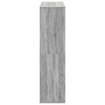 vidaXL Cloison de séparation sonoma gris bois d'ingénierie