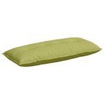 vidaXL Coussin de Dos Vert clair 120 x 19 x 50 cm tissu