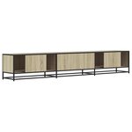 vidaXL Meuble TV chêne sonoma 240x35x41 cm bois d'ingénierie