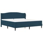 vidaXL Cadre de lit avec tête de lit Bleu 200 x 200 cm Velours