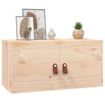 vidaXL Armoire murale 60x30x30 cm Bois de pin massif