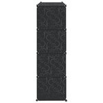 vidaXL Cubes de rangement 16 Pièces avec tiges de suspension PP