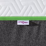 vidaXL Matelas Blanc  Gris 80 x 200 cm Mousse