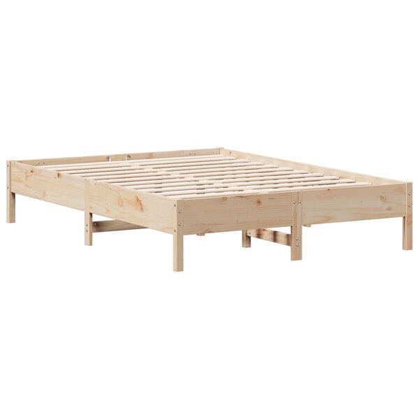 vidaXL Cadre de lit sans matelas 160x200 cm bois massif de pin