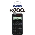 Calculatrice scientifique FC-200V - Ecran 4 lignes - Alimentation solaire - 103 g