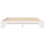 vidaXL Cadre de lit Blanc 180 x 200 cm Bois massif en pin