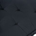 vidaXL Coussin de canapé sur palette Anthracite tissu