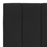 vidaXL Cadre de lit sans matelas noir 180x200 cm velours