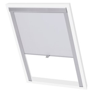 vidaXL Store occultant roulant Blanc MK06
