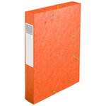 Boite De Classement Cartobox Dos 60mm Carte Lustrée - A4 - Orange - X 10 - Exacompta