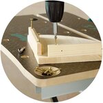 wolfcraft Établi avec étau Master 600 6182000