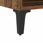vidaXL Meuble TV Marron 69.5 x 30 x 50 cm Bois d'ingénierie