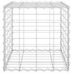 vidaXL Lit surélevé cube à gabion Fil d'acier 40x40x40 cm