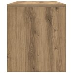 vidaXL Meuble TV Chêne artisanal 80 x 35 x 40 cm Bois d'ingénierie