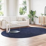 vidaXL Tapis shaggy à poils longs NAVARRA bleu marine 300x200 cm