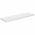 vidaXL Étagère murale flottante 4 Pièces Blanc brillant 90x23 5x3 8cm MDF