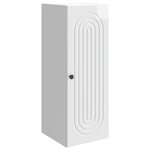 vidaXL Armoire Murale Blanc brillant 33 x 34 5 x 90 cm