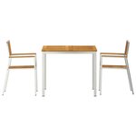 vidaXL EnsembledeRepasdeJardin Marron AcaciaMassif