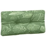 vidaXL Coussins de palette 7 Pièces motif de feuilles tissu