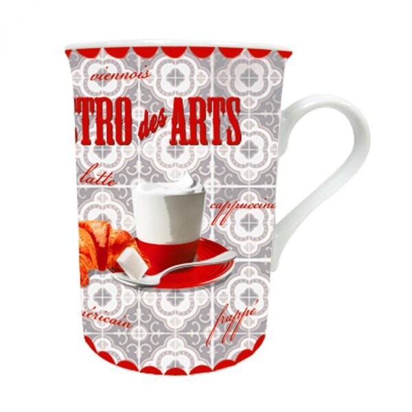 Tasse en céramique café croissant