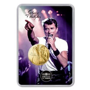 Mini médaille Monnaie de Paris 2019 - Johnny Hallyday sur scène