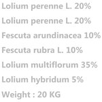 vidaXL Semences de gazon pour la sécheresse et la chaleur 20 kg