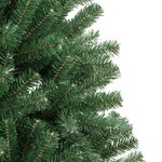 vidaXL Sapin de Noël artificiel à charnières avec support vert 300 cm