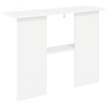vidaXL Table console Blanc 100 x 30 x 75 cm Bois d'ingénierie