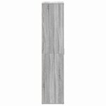 vidaXL Cabinet à chaussures Gris 80 x 39 x 180 cm Bois d'ingénierie