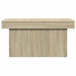 vidaXL Table basse chêne sonoma 80x55x40 cm bois d'ingénierie
