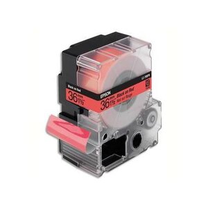 Cassette pour lw-900p couleur pastel noir sur rouge 36/9 c53s628401 epson