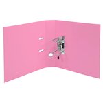 Classeur à levier PVC A4 dos de 70mm Rose EXACOMPTA