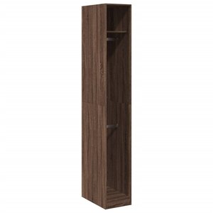 vidaXL Garde-robe chêne marron 30x50x200 cm bois d'ingénierie