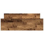 vidaXL Cadre de lit sans matelas vieux bois 120x200 cm bois ingénierie