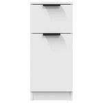 vidaXL Buffets 2 Pièces blanc 30x30x70 cm bois d'ingénierie