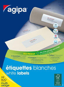 500 Étiquettes Multi-Usage 210X297 500  Feuilles