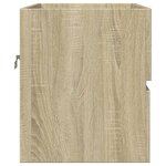 vidaXL Armoire d'évier Chêne sonoma 60x38 5x45 cm Aggloméré