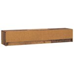 vidaXL Meuble TV Bois ancien 147 x 34 5 x 27 cm Bois d'ingénierie