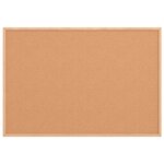 vidaXL Tableau en liège avec cadre en bois de pin massif 80 x 55 cm