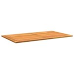 vidaXL Plateau de table Marron 120 x 70 x 2 cm Bois d'acacia massif