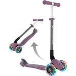 Globber 432-303-MYT - Trottinette Primo - 120/80 mm  ABEC 5  3 roues  hauteur réglable roues LED