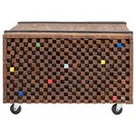 vidaXL Table d'appoint en teck 60 x 60 x 38 cm