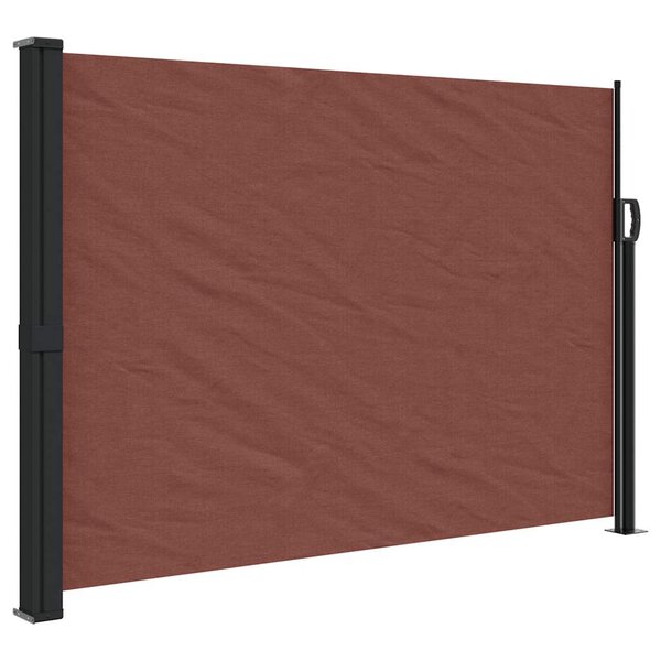 vidaXL Auvent latéral rétractable marron 140x500 cm