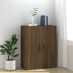 vidaXL Armoire suspendue Chêne marron 69 5x34x90 cm Bois d'ingénierie