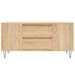 vidaXL Table basse chêne sonoma 102x44 5x50 cm bois d'ingénierie